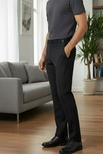"Ethan" Black Super 150's Luxury Viscose Blend Suit Pants